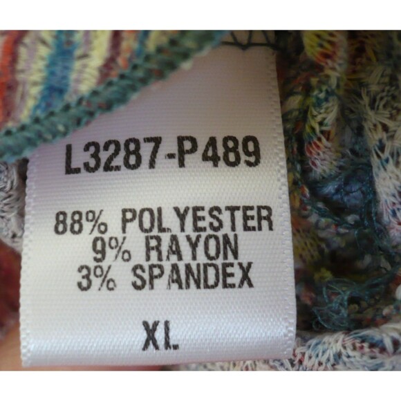 Earthbound Trading Company XL Cami Top Rainbow Striped Flowy Boho Hippie Fairy - Picture 11 of 16